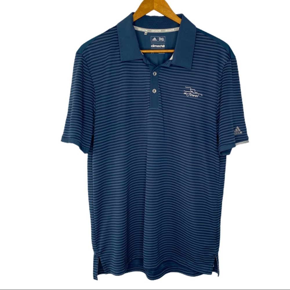 Adidas Climachill Men's Golf Polo Shirt - Picture 1 of 13